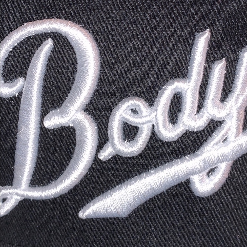Bodybuilding .com SnapBack black hat white letters - Picture 8 of 8